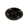 Plateau Sushi PS noir décor diam 38cm H5cm